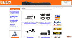 Desktop Screenshot of masonmicrophones.com